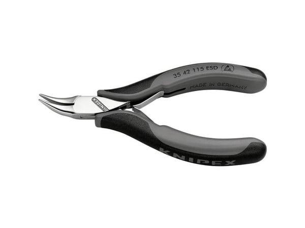 Knipex 35 42 115 ESD, stål, plast, svart, grå, 115 mm, 74 g