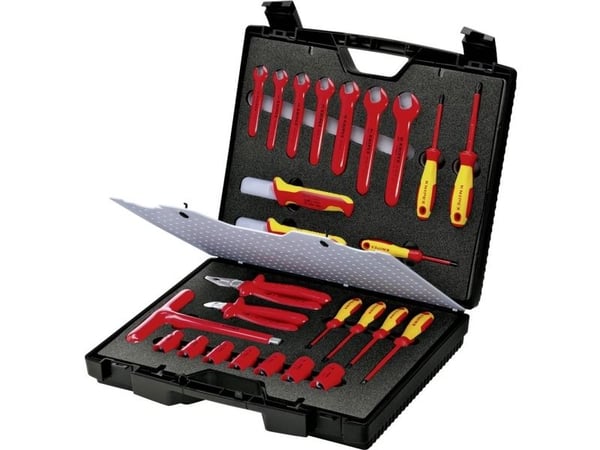 Knipex 98 99 12, Sort, Rød, Gult, Plast, Sjokkresistent, 440 mm, 385 mm, 105 mm