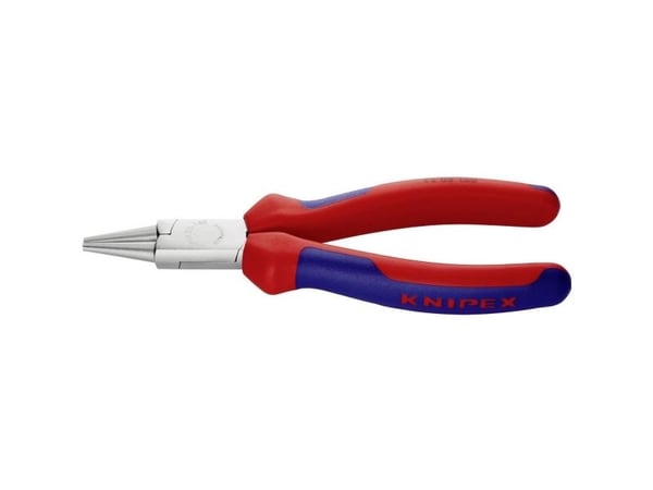 Knipex 22 05 160, Nesetang, Kromvanadiumstål, Plast, Blå, Rød, 160 mm, 169 g