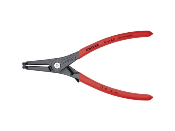 Knipex 49 41 A31, Låseringtang, 10 cm, Plast, Rød, 42 mm, 210 mm