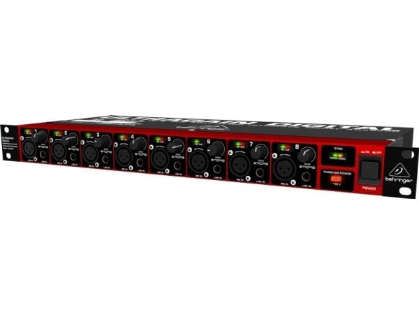 BEHRINGER ADA8200 - Analoginen audio / ADAT kaksisuuntainen audiomuunnin