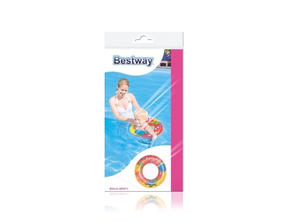 Bestway 36113, Blå, Oransje, Gult, Badering, Mønster, Vinyl, 46 cm, 110 mm