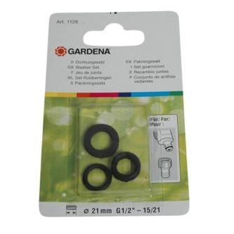 Gardena 1126-20, Vannskåret pakning, Ring, Sort, Gardena 900-50, 2900-20