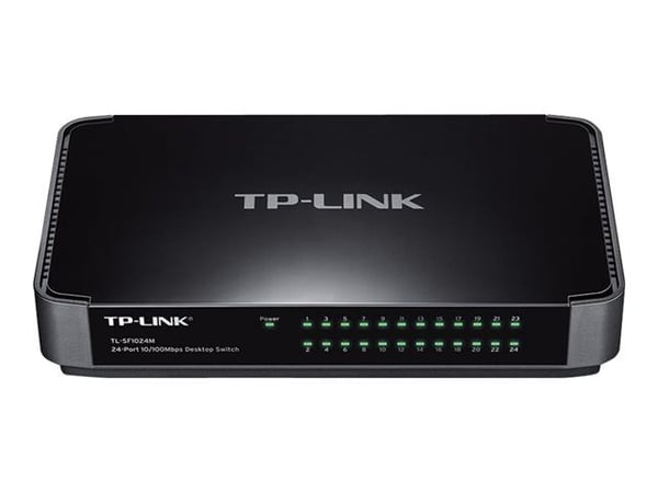 TP-Link TL-SF1024M - Switch - 24 x 10/100 - stasjonær