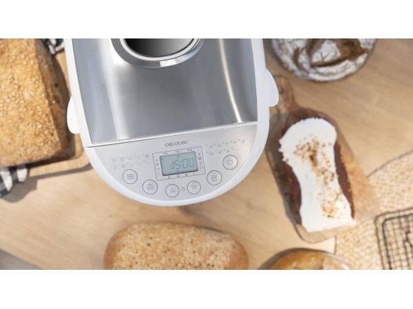 Cecotec Bread&Co 1000 Delicious, 1 kg, Katseluikkuna, Ajastin, Säädettävä reunanruskistuksen hallinta, Pidä lämpimänä-toiminto, 550 W