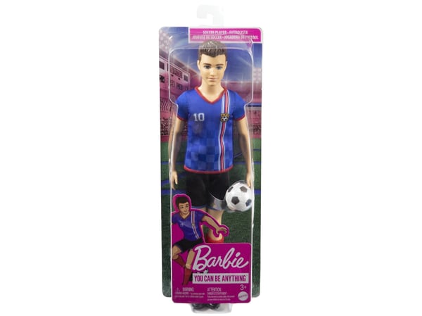 Barbie Soccer Doll, Motedukke, Hankjønn, 3 år, Jente, 305 mm, 120 g