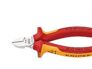 Knipex diagonalskärare - kabelskärare - 16 cm