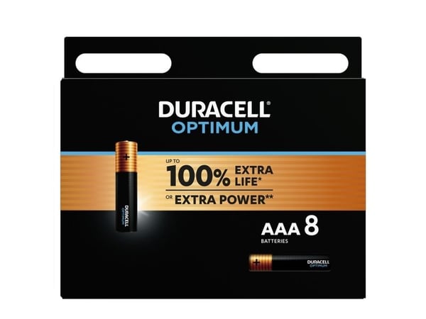 Duracell 5000394137714, Engangsbatteri, AAA, 8 stykker, Flerfarget