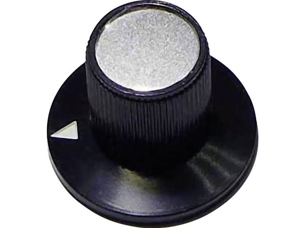 TRU COMPONENTS 23/12 Nuppi Musta (Ø x K) 23 mm x 17 mm 1 kpl
