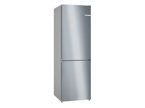 Bosch Serie | 4 KGN362IDF - Kjøleskap/fryser - bunnfryser - bredde: 60 cm - dybde: 66.5 cm - høyde: 186 cm - 321 liter - Klasse D - rustfritt stål