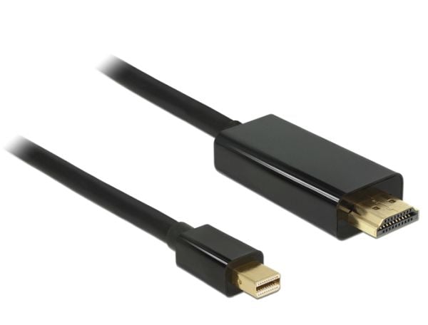 DeLOCK 83699, 2 m, Mini DisplayPort, HDMI, Uros, Uros, Kulta