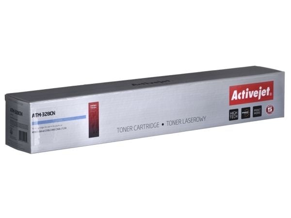 Activejet ATM-328CN tonerpatron til Konica Minolta-skriver, erstatning Konica Minolta TN328C; Supreme; 28000 sider; blå, 28000 Sider, Blå, 1 stk