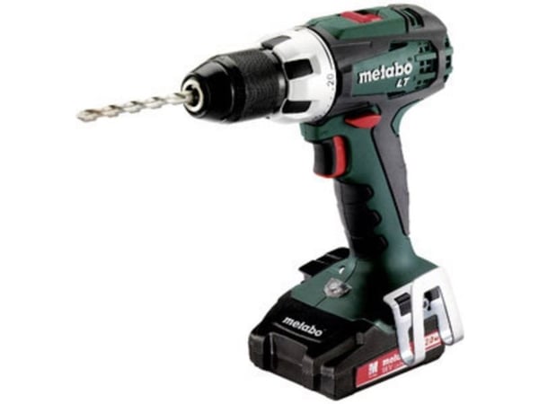 Metabo BS 18 LT, Boremaskin med pistolgrep, Nøkkelløs, Sort, Grønn, 1,3 cm, 1600 RPM, 3,8 cm