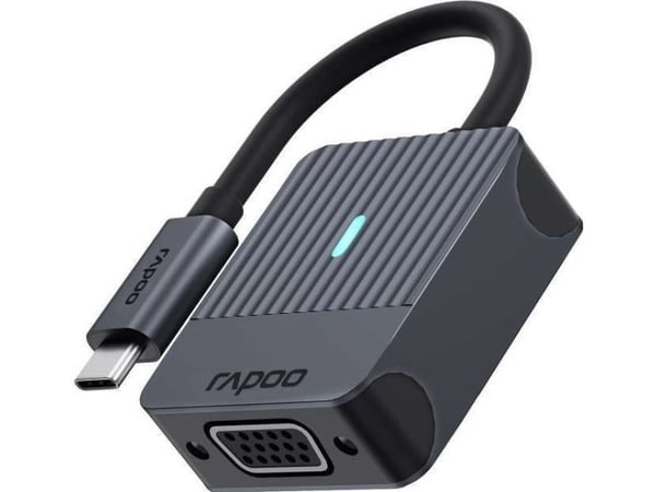 Rapoo UCA-1003, 0.15 m, USB Type-C, VGA (D-Sub), uros, naaras, suora liitin