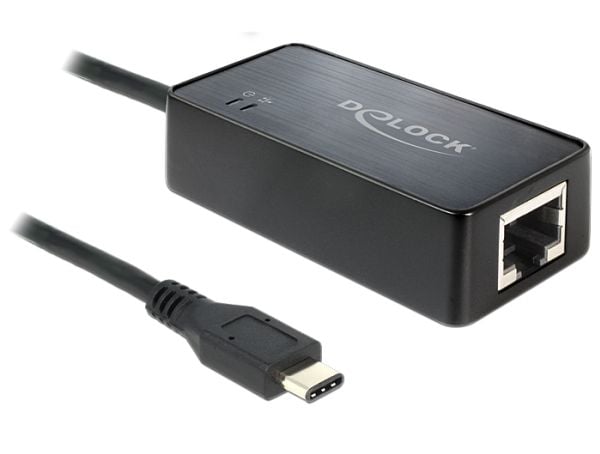 Delock - Nettverksadapter - USB 3.1 - Gigabit Ethernet - svart