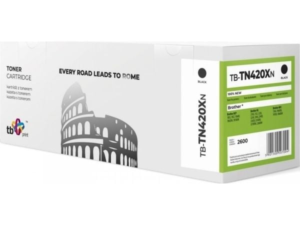 TB Print TB-TN420XN, 2600 sivua, Musta, 1 kpl