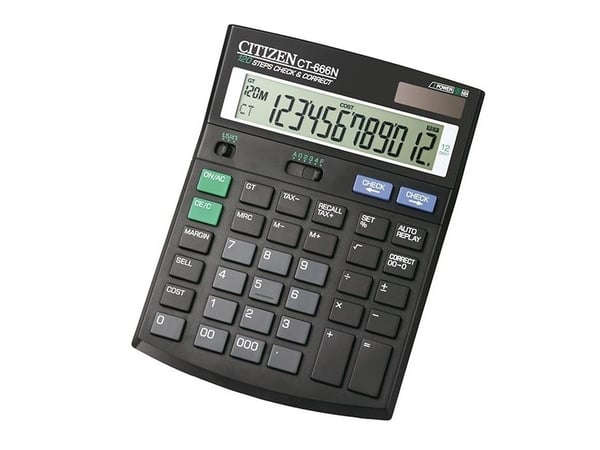 Citizen CT-666 regnemaskine Desktop Basis (työpöytä)