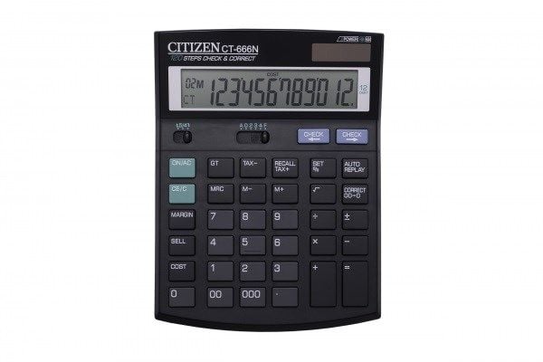 Citizen CT-666 regnemaskine Desktop Basis (työpöytä)
