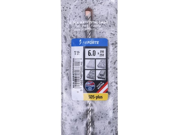 Betongbor SDS+ 6x310/250 ALPEN 84700600100