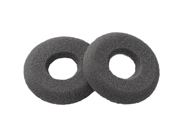 Poly - Ørepute for hodesett - svart (en pakke 2) - for SupraPlus H251, H261, HW251; SupraPlus Wideband HW251; SupraPlus SL H351, H361