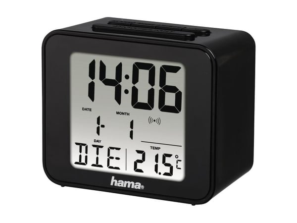 Hama Cube, Digital vekkerklokke, Svart, Micro AAA, 70 mm, 60 mm, 40 mm