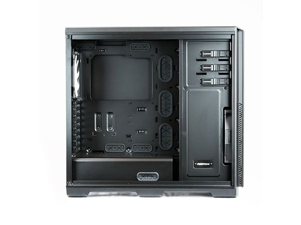Phanteks Enthoo Pro - Tower - SSI EEB - sidepanel med vindu - ingen strømforsyning - svart - USB/lyd
