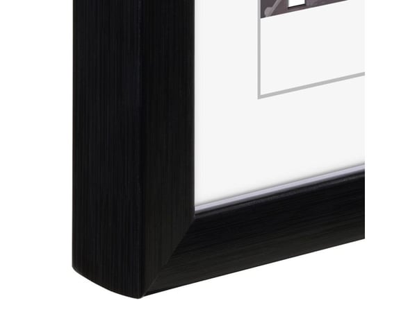 Hama Rio, Enkel bilderamme, Glass, Plast, Tre, Svart, Bord, 13 x 13 cm, firkant