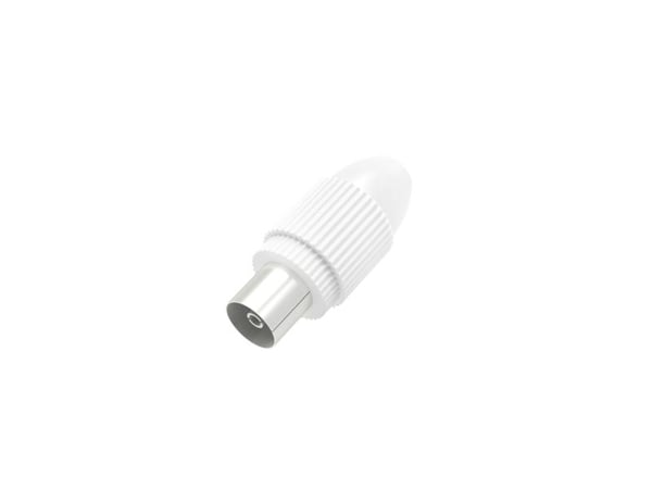 Hama 00205214, Koaksiaalinen, Koaksiaalinen, Naaras, Naaras, 7 mm, Valkoinen