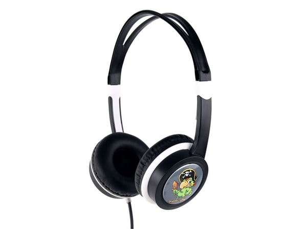 Gembird MHP-JR-BK, Koblet med ledninger (ikke trådløs), Musikk, 520 g, Hodetelefoner, Sort