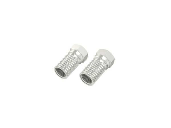 Hama 00205273, F-type, F, F, Sølv, Metall, 4 stykker