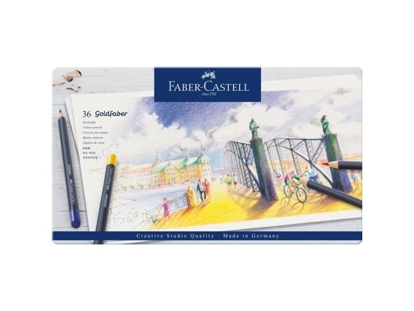 Faber-Castell GOLDFABER - Fargeblyant - assorterte farger (en pakke 36)
