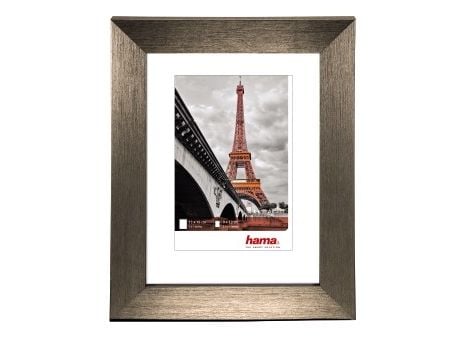 Hama Paris, Glas, Plast, Rostfritt stål, Enkelt bildram, 7 x 10 cm, 100 mm, 150 mm