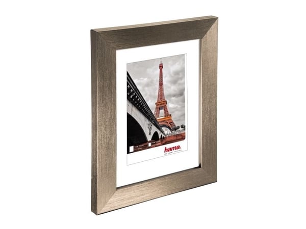 Hama Paris, Enkel bilderamme, Glass, Plast, Rustfritt stål, 7 x 10 cm, 100 mm, 150 mm