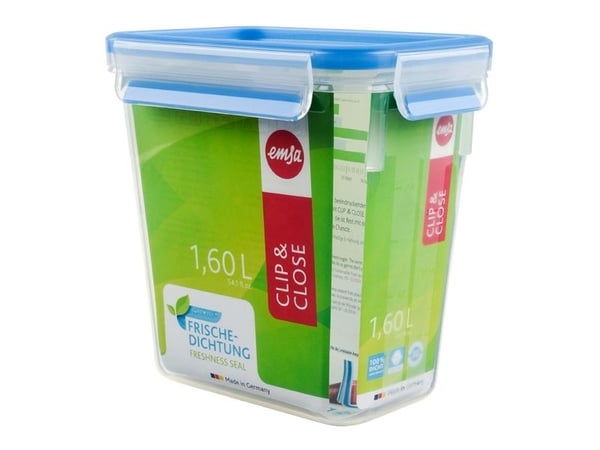 EMSA 508543, Låda, Rektangulär, 1,5 l, Transparent, Tyskland, 121 mm
