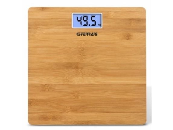 G3 Ferrari Banwood care, Sähkökäyttöinen henkilövaaka, 180 kg, 50 g, Puu, kg/lb, Suorakulmio