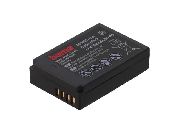 Hama DP 543, Canon, 700 mAh, 7,2 V, Lithium-Ion (Li-Ion)
