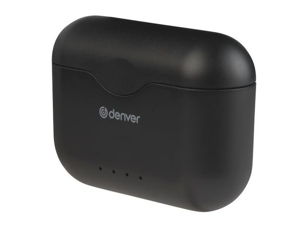 Denver TWE-37BLACK, Trådlös, Samtal/musik, Headset, Svart