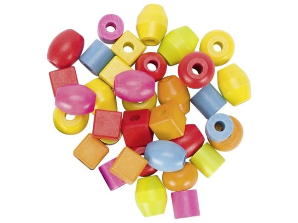 Goki 58498, Tre, Flerfarget, Perlemiks, 51 stykker