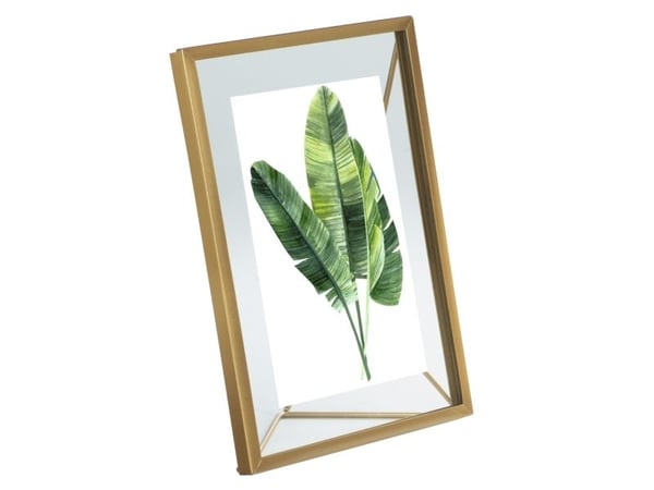 Hama Baltimore - glass - metall - gull - enkel bilderamme - matte - bord - 10 x 15 cm (00069967)