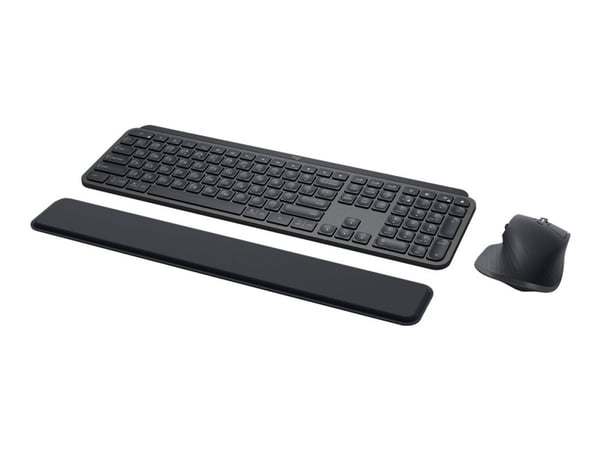 Logitech MX Keys Combo for Business - 2. generasjon - tastatur- og mussett - bakbelysning - trådløs - Bluetooth LE - AZERTY - Fransk - grafitt