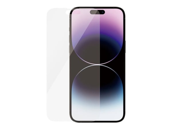 PanzerGlass™ | AntiBacterial - Skjermbeskytter for mobiltelefon - Klassisk passform - Krystallklar | Apple iPhone 14 Pro Max