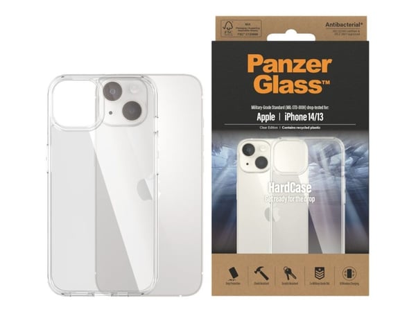 PanzerGlass™ | Hardcase - Bakdeksel til mobiltelefon - Gjennomsiktig | Apple iPhone 13/14 PanzerGlass™ | Hardcase - Bakdeksel til mobiltelefon - Gjennomsiktig | Apple iPhone 13/14