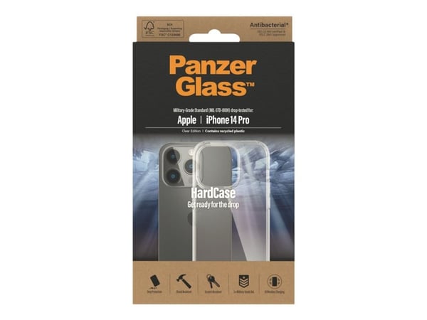 PanzerGlass HardCase, Suojus, Apple, Apple - iPhone 14 Pro, 15,5 cm (6.1"), Läpinäkyvä