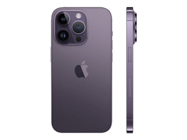 Apple iPhone 14 Pro - 5G smartphone - dobbelt-SIM / Internminne 512 GB - OLED-display - 6.1" - 2556 x 1179 piksler (120 Hz) - 3x bakkamera 48 MP, 1...