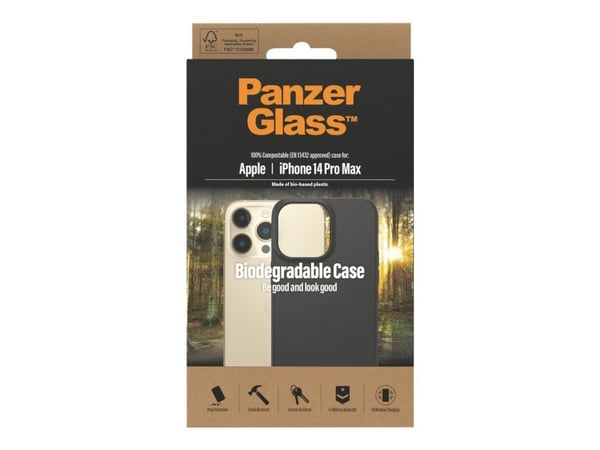 PanzerGlass Biodegradable, Suojus, Apple, Apple - iPhone 14 Pro Max, 17 cm (6.7"), Läpinäkyvä