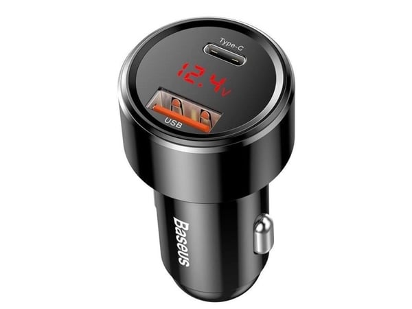 Baseus Magic USB + USB-C QC 4.0PD 45W billader (svart)