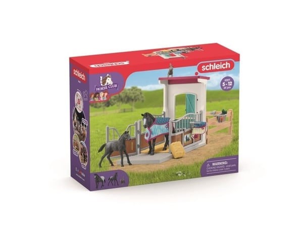 Schleich Horse Box with Mare and Foal