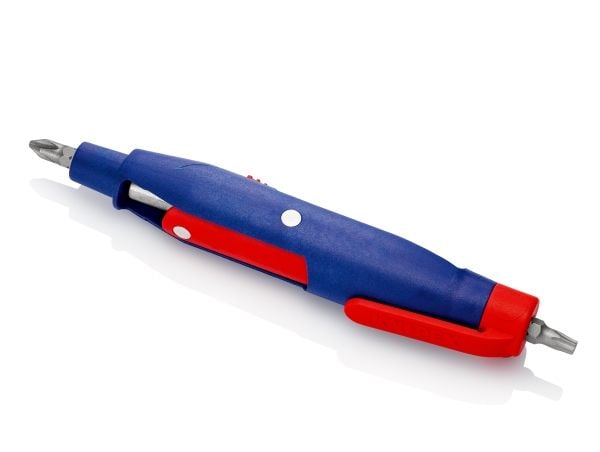 Knipex 00 11 07, Sininen, Metallinen, Punainen, Painevalettu sinkki, 2 jalkoja, 4 pää(t), 6,5,8 mm, 9 mm