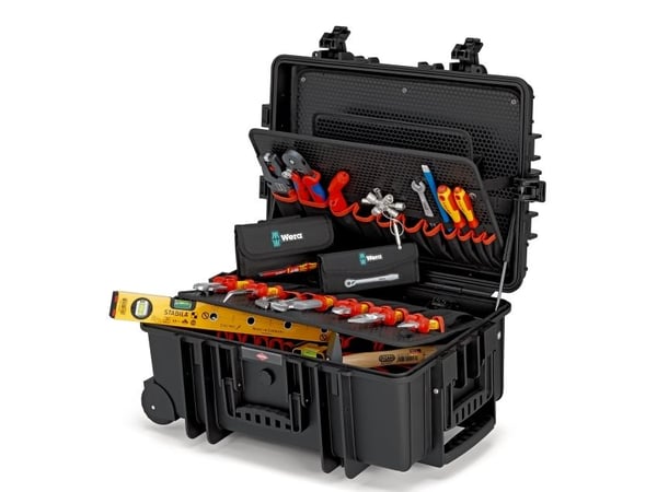 Knipex 00 21 37, Sort, Polypropylen (PP), Støvresistent, Sjokkresistent, Vannbestandig, Tyskland, 540 x 229 x 364 mm, 609 mm