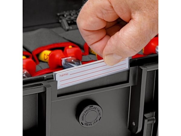 Knipex 00 21 37, Sort, Polypropylen (PP), Støvresistent, Sjokkresistent, Vannbestandig, Tyskland, 540 x 229 x 364 mm, 609 mm